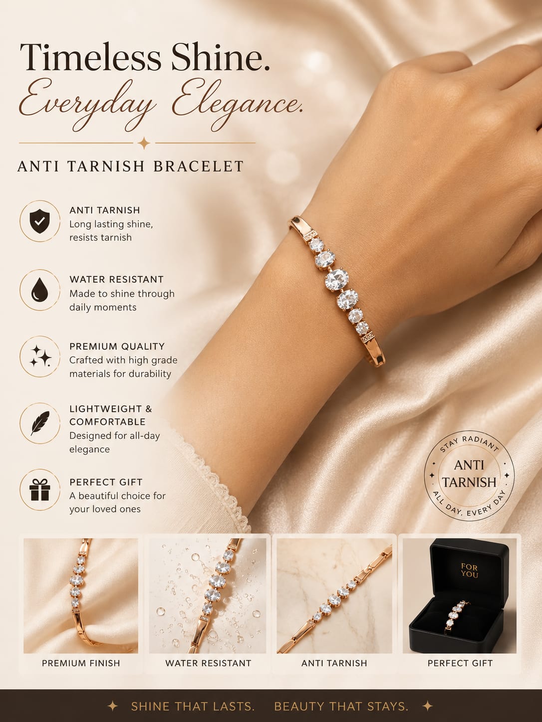 Anti Tarnish Premium Bracelet